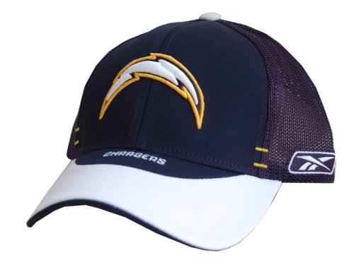 NFL Reebok Fitted Mesh Hat - San Diego Chargers