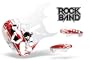Rock Band Guitar Skin, Fits Xbox 360 / PS3 (Stratocaster Guitar) Hoochie