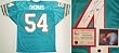 Zach Thomas Signed Throwback Teal Custom Jersey