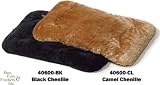 Midwest Metal Quiet Time Plush Bed Tan 22in x 13in