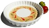 Pinzon by Caleca Chili Peppers Quiche Baking Dish