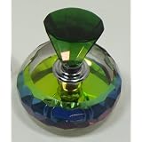 Cut Crystal Reflective Multi-Color Perfume Bottle