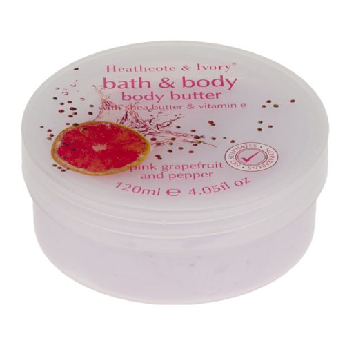 Heathcote and Ivory Bath & Body Butter - Pink Grapefruit And Pepper (120ml) Preisvergleich