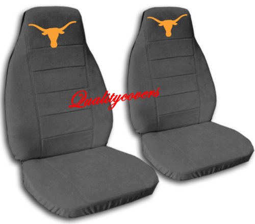 Charcoal seat covers with a 