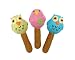 Organic Bird Rattles - Pink