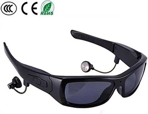720p Hd Dvr Hidden Camera Spy Glasses Video Camera Mic Headphones Bluetooth Mp3