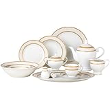 Lorenzo Amelia 57-Piece Dinnerware Set, Service for 8