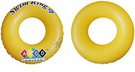 Niubai Cartoon Letter Inflatable PVC Swimming Ring Baby Boat Float, 23.6"