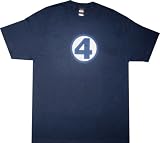Fantastic Four Logo Navy Shirt