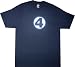 Search : Fantastic Four Logo Navy Shirt