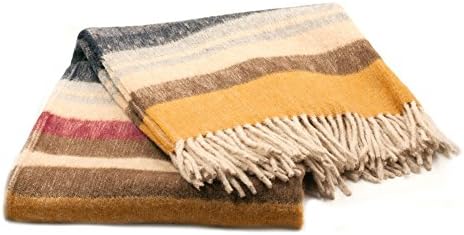 Peruvian Alpaca Throw Blanket - Sunrise