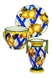 Blue & White Plaid Ceramics