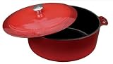 Sante 3.5 Quart Pot with Lid, Enamel Cast Iron With Non Stick Interior