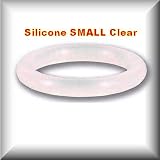y2Male - Personal Lubricant Included - Silicone Clear Small Prolong Penis Ring - Unique Penis Enhancement Aid