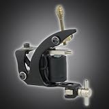 New Classic Tattoo Machine Gun with 10 Wrap Coils for Liner / Shader