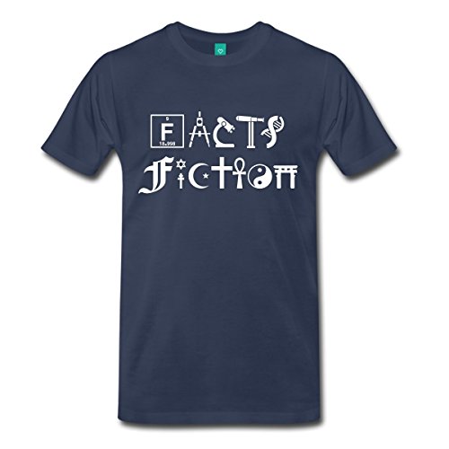 Facts vs. Fiction Science Religion Men's Premium T-Shirt by Spreadshirt
