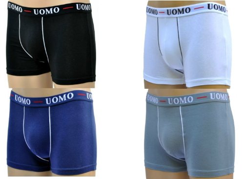 4er Pack Uomo Underwear Retro- Herren Boxershorts 