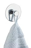 Produkt-Bild: Wenko 18767100 Wandhaken Turbo-Loc - Befestigen ohne Bohren, Chrom, &oslash; 6 cm