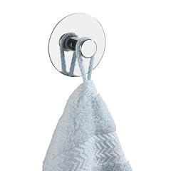 Wenko 18767100 Wandhaken Turbo-Loc - Befestigen ohne Bohren, Chrom, � 6 cm