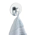 Wenko 18767100 Wandhaken Turbo-Loc - Befestigen ohne Bohren, Chrom, � 6 cm