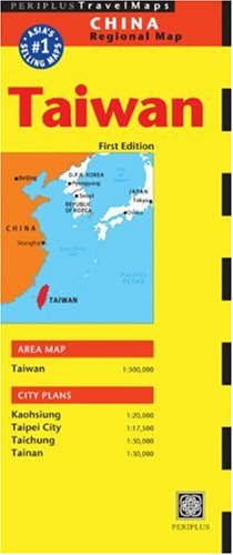 City Travel Guides Discounted  Books : Periplus Travel Map: Taiwan (Periplus travel maps)