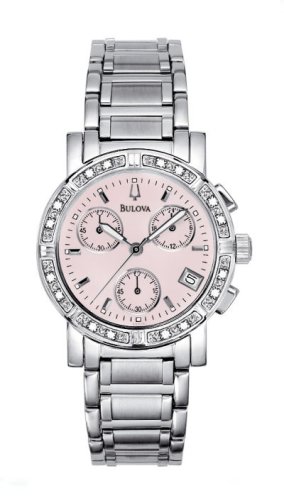419aDNbGAlL Bulova Womens Diamond Chronograph Watch #96R47
