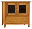Bush Furniture Napa Small TV Console, Light Cherry Finish