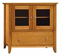 Bush Furniture Napa Small TV Console, Light Cherry Finish