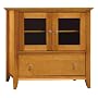 Bush Furniture Napa Small TV Console, Light Cherry Finish