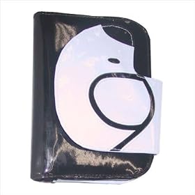 United Pets Passport & Health Document Holder in Black with Light Blue Dog TP5101