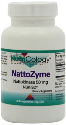Nutricology Nattozyme 50 Mg, Vegicaps, 300-Count On Sale