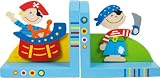 Wooden Pirate Bookends