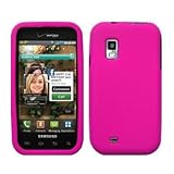 Hot Pink Silicone Case / Skin / Cover for Samsung Fascinate / Mesmerize / S ....