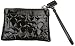 Coach Patent Embossed Pleated Wristlet F43639 (Black)