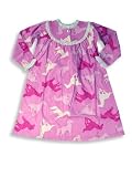 Pijayz by Sara's Prints - Girls Long Sleeved Nightgown, Pink