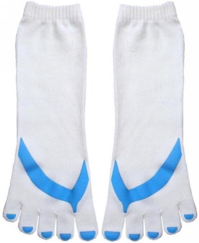 Flip Flop Toe Socks Turquoise New Gift Fun Unique Cute