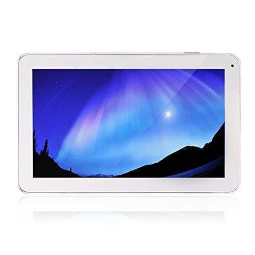 iRULU eXpro X1s 10.1 Inch Tablet PC, Android 5.1 Lollipop, Quad Core, GMS Certified by Google, 16GB - White Front