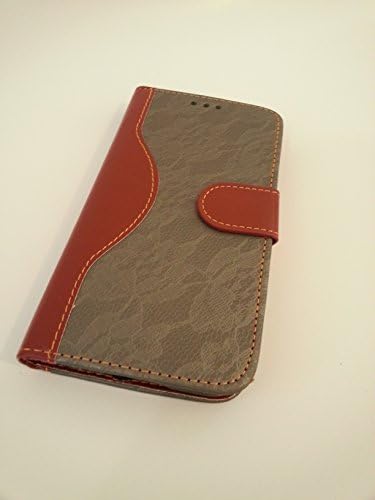 Samsung Galaxy S5 Wallet Cover Case and Free Usb Data Cable (Gray)