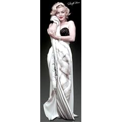 Poster Marilyn Monroe - fur moet gerold - Gr��e 53 x 158 cm - Jumboposter