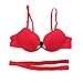 ETOSELL Womens Solid Deep V Padded Bra Push Up Bra Brassiere