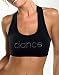 Dance Rhinestone Dance Sports Bra Black