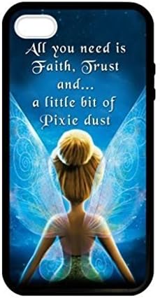 QUYN Tinkerbell Quotes Fairies Image Protective Iphone 6/6S Case Cover Hard Plastic Case for Iphone 6 6S