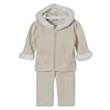 Newborn Girls' Cherokee&reg; Hoodie Sweater Set - Cream