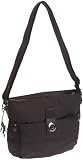 Kipling NEW LEAH K24584, Damen Schultertaschen, Schwarz (Neon Black 931), 26x22x7 cm (B x H x T)