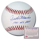Jack Morris Minnesota Twins Hand Signed Rawlings MLB Baseball with 1991 WS MVP Inscription