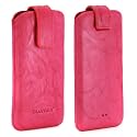 Original Blumax &reg; Ledertasche Wished Pink f&uuml;r Prada phone by LG 3.0 Smartphone mit R&uuml;ckzugfunktion , Handytasche , Case , H&uuml;lle , Etui , Slide , Display Schutz , Secure