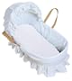 Kushies Certified Organic Bassinet/Carriage Pad Fitted Sheet, White