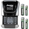 Energizer Compact  Charger With 4 AA NiMH Rechargeable Batteries