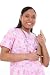 Beautiful Pediatric Nurse in Scrubs - 24H x 16W - Peel and Stick Wall Decal by Wallmonkeys