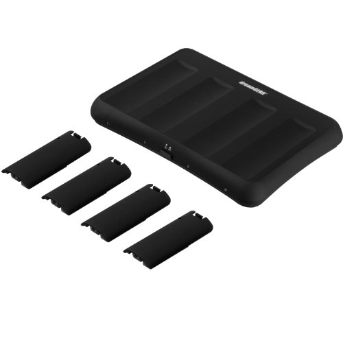 Dreamgear DGWII-3116 Black Power Base Quad for Nintendo Wii